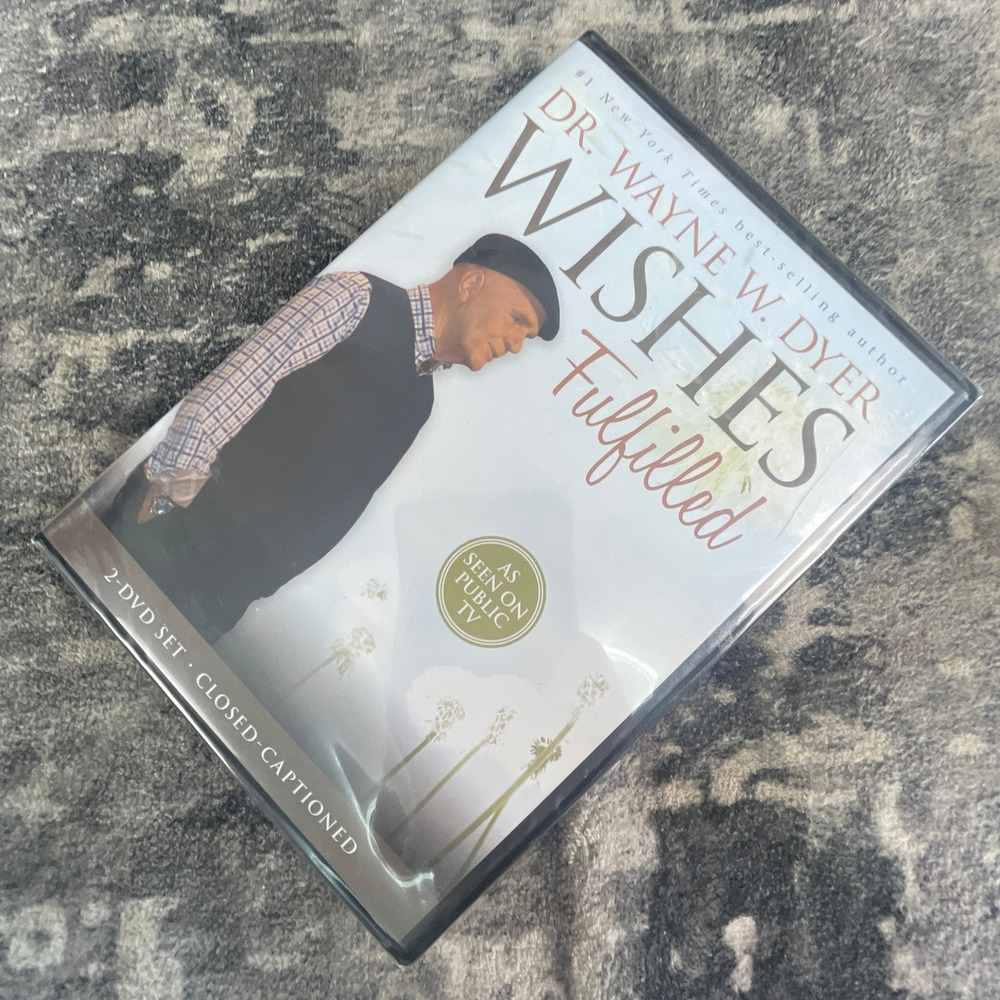 Dr Wayne Dyer Wishes Fulfilled 2-DVD Set New Sealed PBS Special Manifestation